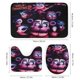 thumbnail image 3 of Cinco noches en Freddy's-theme 4-Piece Shower Curtain Set with Rugs, Waterproof Bathroom Decor Set Includes Bath Mat, U-Shaped Rug, Toilet Lid Cover and Curtain with Hooks, 3 of 6