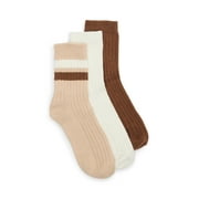 Women's Shortie Boot Socks, 3-Pack, Fits Shoe Size 5-10