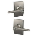 thumbnail image 2 of Schlage F51AELR619CEN Eller Single Cylinder Keyed Entry Door Lever Set - Nickel, 2 of 6