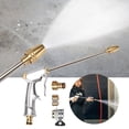 thumbnail image 1 of shyuyusa High Pressure Washer Nozzle Kit, Universal Water Spray Adapter, Equipped with 3 Metal Connector Fittings for Multi Scene Water Equipment Matching, 1 of 9