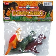 DDI 2303850 3-Piece 3.75'' Assorted Dinosaurs Case of 72