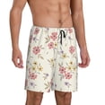 thumbnail image 2 of Sikiie Floral Mens Pajama Shorts, Lightweight Lounge Pant with Pockets Soft Sleep Pj Shorts for MenXX-Large, 2 of 6