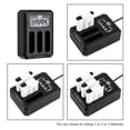 thumbnail image 3 of Cargador de batería JJC DB-110 USB multiranura para Ricoh GR IIIx, 3 of 8
