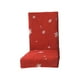 thumbnail image 2 of Funda de silla navideña con copos de nieve rojos, elástica, para comedor, hotel, restaurante, de tela especial, para decoración navideña, 2 of 6