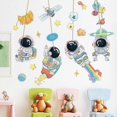 thumbnail image 1 of Pegatinas de pared de astronauta, planetas, espacio, arte DIY, vinilo, murales extraíbles, calcomanías de pared para dormitorio infantil, sala de juegos, 1 of 5