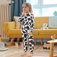 thumbnail image 5 of joogoo Cow Print 2 Piece Long Sleeve Tee and Pants Cotton Pajama Set 5Y, 5 of 7
