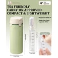 thumbnail image 6 of Travel Size Toiletries Bottles for Shampoo Conditioner Lotion Skincare Cosmetic 4 in 1 Pump Dispenser Refillable Squeeze Liquid Containers Essentials Toiletry Mini Empty Leak Proof Small, 6 of 7