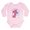 Petal Pink, variant on CafePress - Snowman Girl 1St Birthday Body Suit - Long Sleeve Cotton Baby Bodysuit