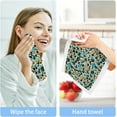 thumbnail image 6 of Coolnut Multicoloured Flowers Wash Cloths 2 Pack - 12 x 12 Inch Super Soft Washcloths for Your Face and Body - 100% Cotton Highly Absorbent Baby Face Towel Washcloth Gift, 6 of 7