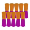 thumbnail image 3 of 10Pcs Flip Cups Exercise Agility Training Shuttle Run Fitness Running Aid Reversed Cups for Rugby Basketball Outdoor Events with Storage Net Rose Orange, 3 of 8
