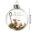 thumbnail image 3 of Light Up Transparent Christmas Ornament Ball,Little Lamb Design Hanging Bauble With Built-in LED Lights,Christmas Tree Mantel Window Decor,C, 3 of 7