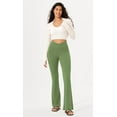 thumbnail image 5 of Women's Flare Yoga Pants - Crossover Flare Leggings Buttery Soft High Waisted Workout Casual Bootcut Pants, 5 of 6