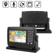 Marine GPS Navigation,Multifunction XF-607 7 inch Color Display Marine Navigator 200 Routes and 10,000 Waypoints, GPS Truck Navigation Locator with Chart