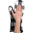 thumbnail image 4 of Oven Mitts and Potholders BBQ Gloves-Oven Mitts and Pot Holders with Recycled Infill Silicone Non-Slip Cooking Gloves for Cooking Baking Grilling (4-Piece Set,Yellow), 4 of 7
