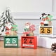 thumbnail image 3 of Christmas Table Calendar Tabletop Number Date Wooden Blocks Calendar Countdown Xmas Desktop Calendar Christmas Decor B, 3 of 5