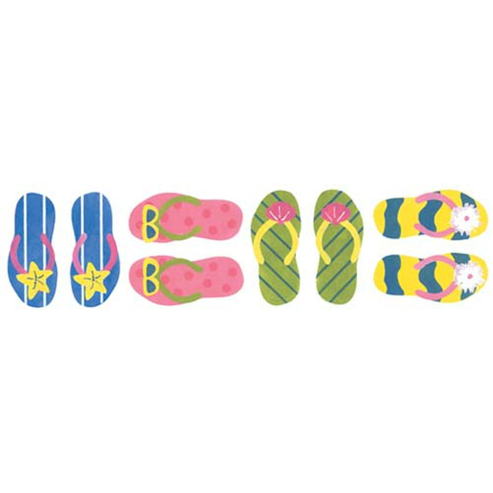 Flip Flop Wall Stencil SKU #3269 by Designer Stencils - Walmart.com