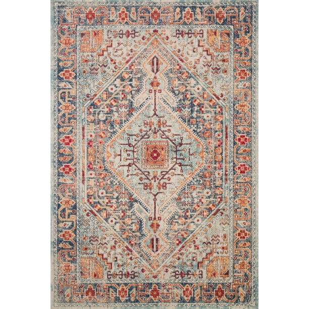 Loloi II Nour Oriental Blue / Fiesta Area Rug