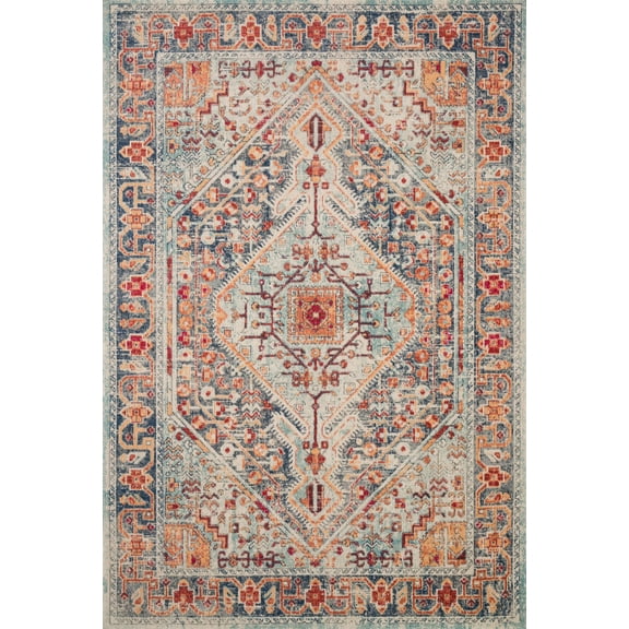 Loloi Nour Oriental Blue / Fiesta Area Rug