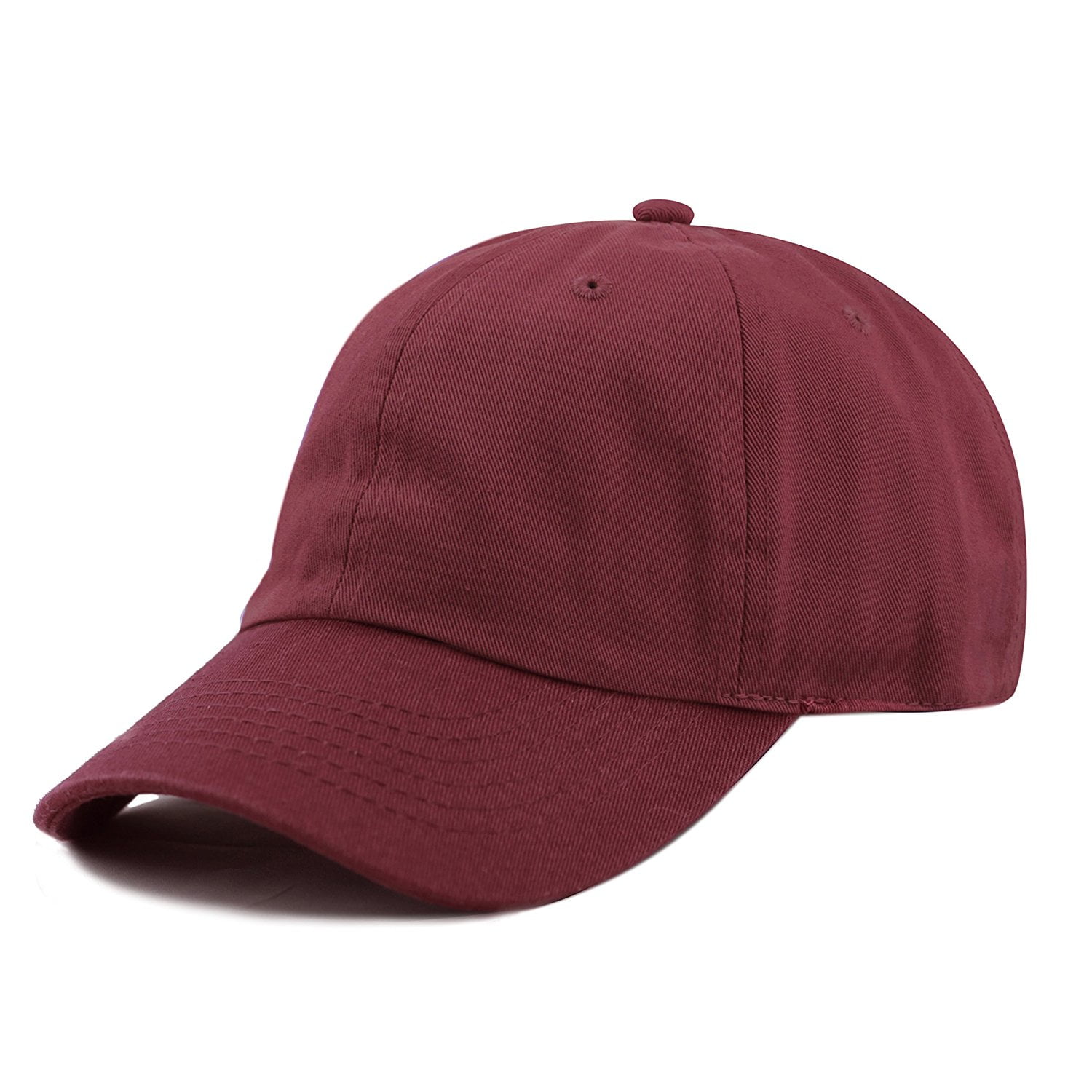Plain 100 Cotton Hat Men Women Adjustable Baseball Cap
