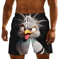 thumbnail image 2 of Pantalones de Natación de Verano de Ocio de la Playa de los Hombres con Cordón, Poliéster Transpirable Ligero para el Uso Informal, 2 of 5