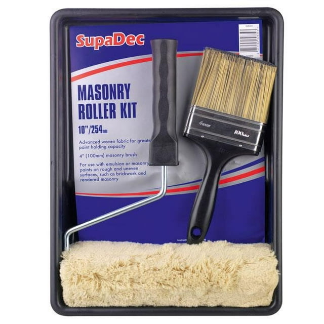 SupaDec Ensemble de Rouleaux de Peinture pour Maçonnerie