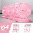 thumbnail image 3 of Synergee Bumper Plates – Durable Olympic Weight Plates, Low-Bounce Rubber for Strength Training, Powerlifting, and Functional Workouts., 3 of 6