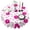 Daisy-27, variant on Round Tablecloth Floral Print 60 Inch Daisy Table Cover Wrinkle Free for Dining Kitchen