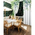 thumbnail image 5 of nqOlkjepod Outdoor Curtains for Patio Waterproof, Eucalyptus Outdoor Privacy Panels Grommet, Farm Leaves Boho Watercolor Leaves Spring Blackout Outside Curtains for Porch/Cabana 54"x108", 2 Panels, 5 of 8