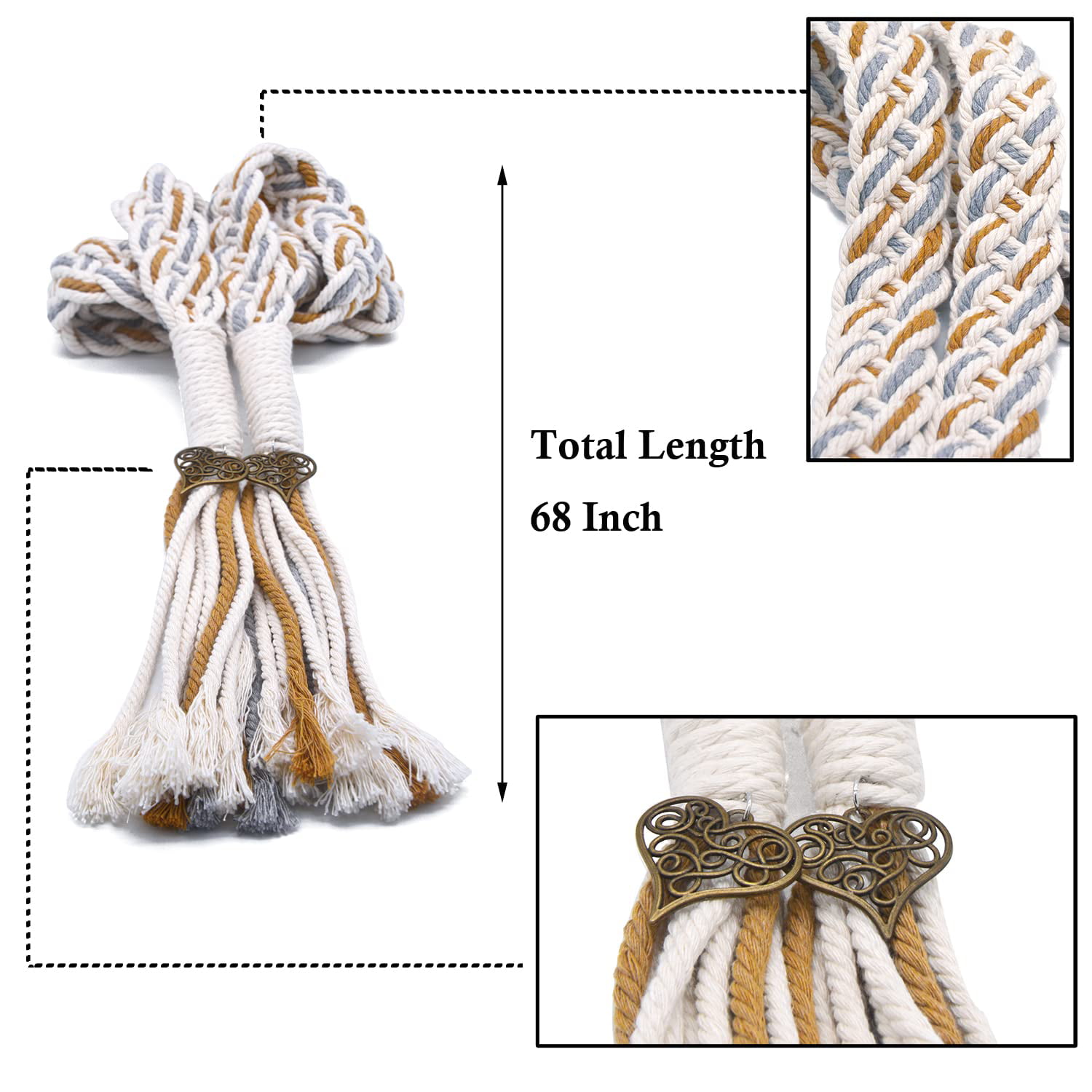 Wedding Lasso Handfasting Cord for Wedding in Natural Cotton Lazos para  Boda Wedding Cord Traditional Celtic Pattern