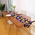 thumbnail image 3 of GZHJMY Halloween Funny Candy Corn Table Runner Seasonal Table Cloth Runner for Kitchen Dining Table Wedding Party Holiday Coffee Dining Home Decor 13 x 70 Inches, 3 of 7