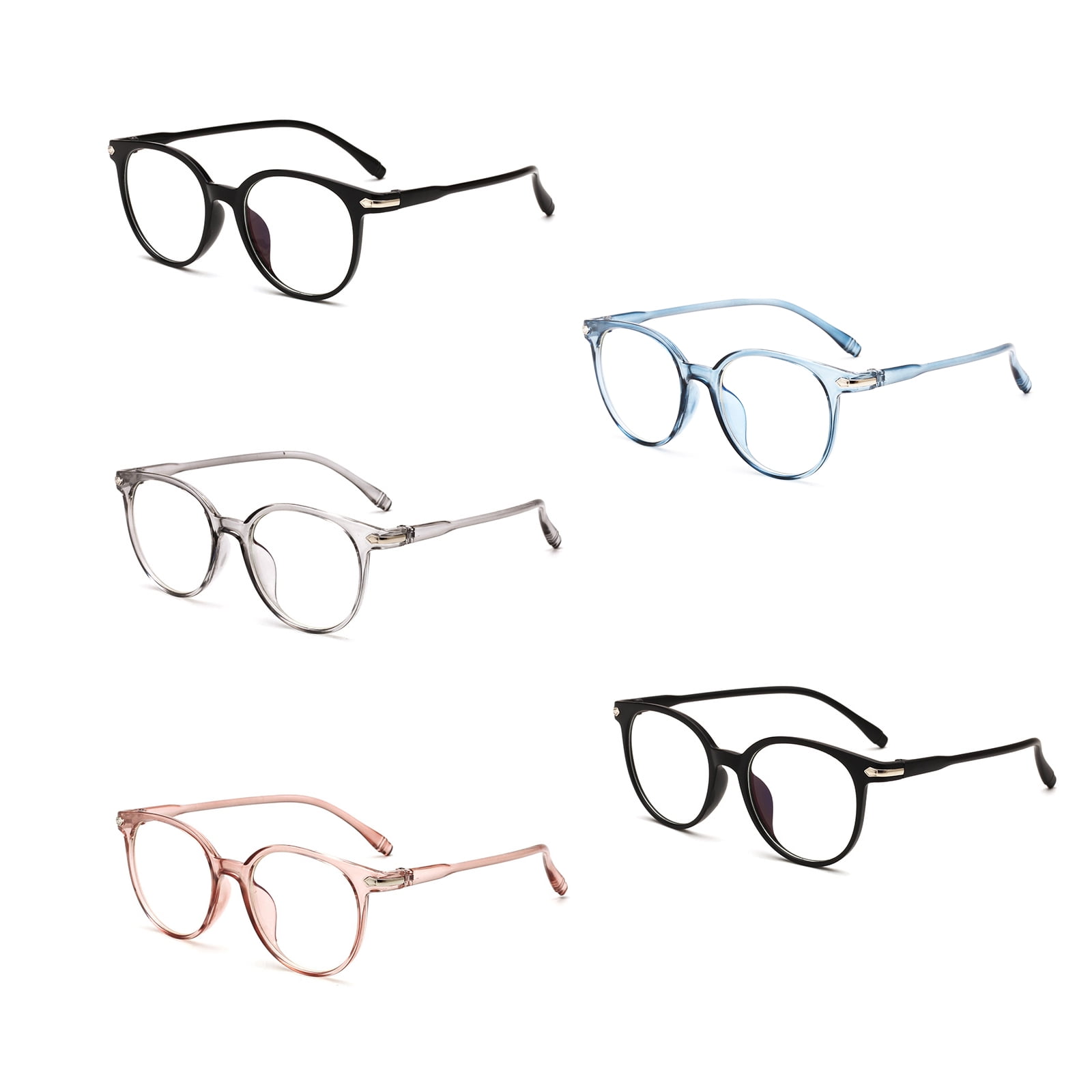 Poxas Blue Light Blocking Glasses Anti Eyestrain UV Filter Lens Computer Glasses Gaming Eyewear for Women/Men 