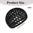 thumbnail image 4 of Dalrosia 3PCS Mesh Hair Net Wrap For Sleep Sleeping Wraps Elastic Band Wig Hairnets Bonnet Caps Snoods Sew In Weave Protector Weaving Press Head Hats Crochet Cover Women Bathing Accessories, 4 of 6