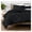 02 - Black, variant on Comforter Set - Full Size - Ultra-Soft - Goose Down - Premium 1800 Series - All Season Warmth (Full, Cocoa)