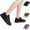 Black, variant on YOUYEDIAN Orthopedic Shoes for Women Dressy Slip on Non Slip Mesh Sneakers Spring Work Breathable Closed Toe Arch Support Shoes