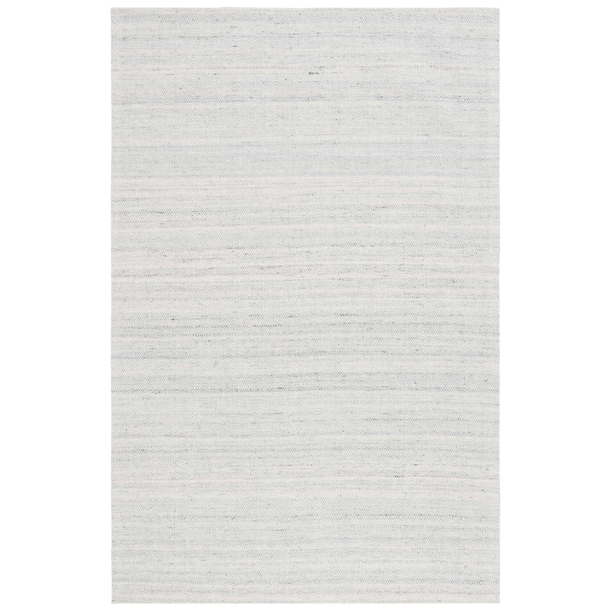 SAFAVIEH Martha Stewart Wilton Geometric Area Rug, Light Blue/Ivory, 5' x 8'
