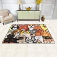thumbnail image 3 of SKYSONIC Lightweight Soft Area Rugs Cute Animals Floor Mat for Kids Playing Room Hardwood Floor Living Room Nursery Rugs, 60x39 in, 3 of 6