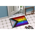 thumbnail image 4 of Gay Pride Peace Hands Progress Pride Indoor or Outdoor Mat 24x36, 4 of 4