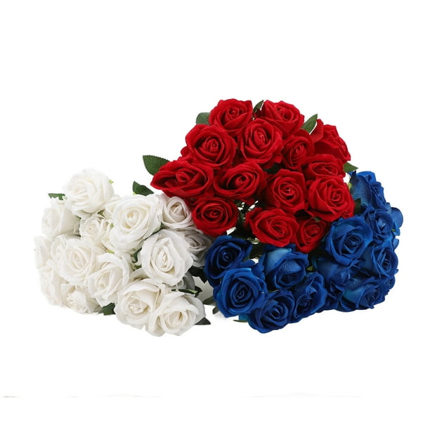 Rose Artificial, Hermosas Rosas Reales Ampliamental Utilizadas para El Día de Los Caídos