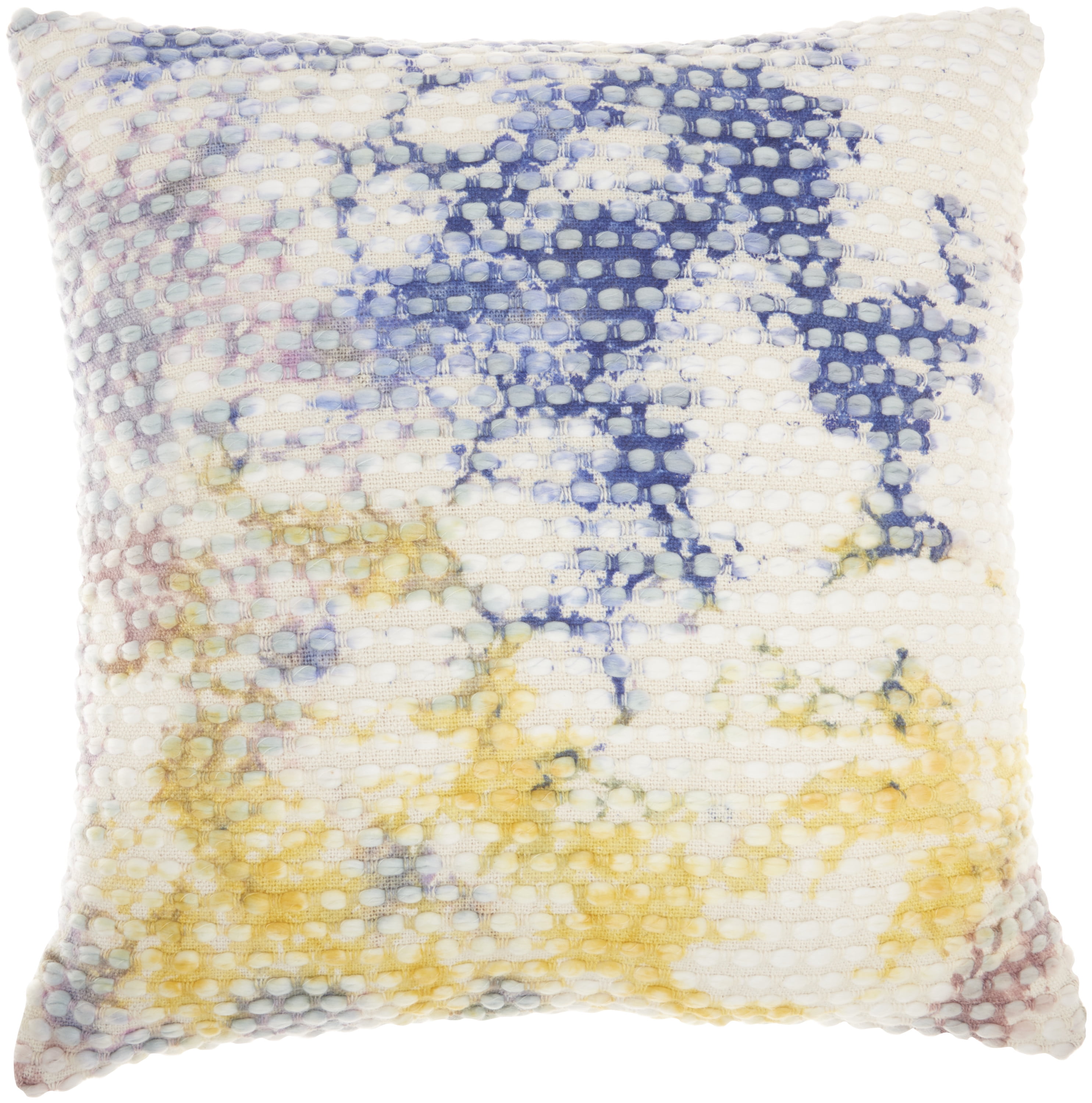 Nourison Life Styles Hand Stitched Tiedye Multicolor Decorative Throw Pillow 22 X22 Walmart Com Walmart Com