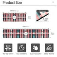 thumbnail image 3 of Yayeee Faucet Mat for Kitchen Sink 14.7" Diatomite Long Splash Guard Pad, Red Teal Stripes, 2 Pack, 3 of 7