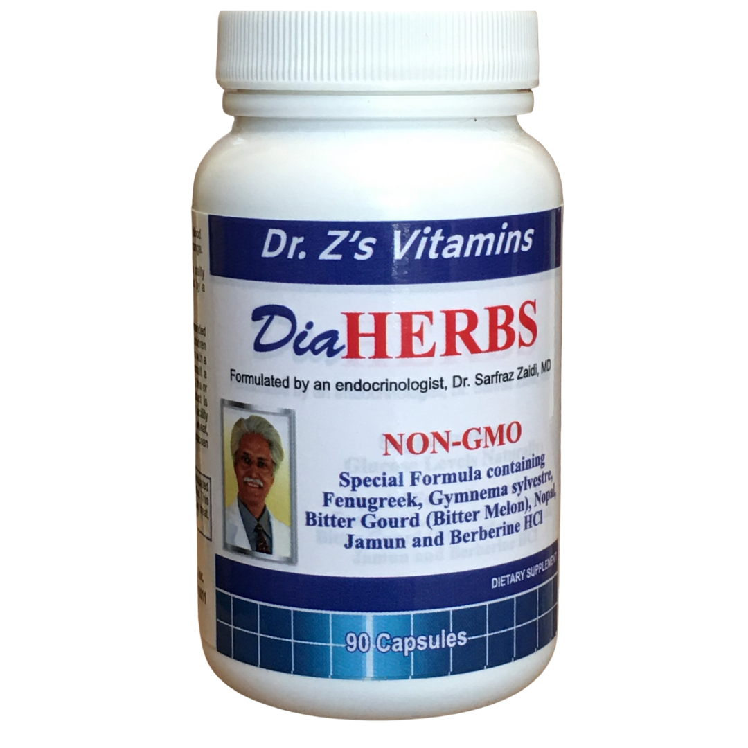 Dr. Z's Vitamins DiaHerbs Blood Sugar Support Supplement Berberine