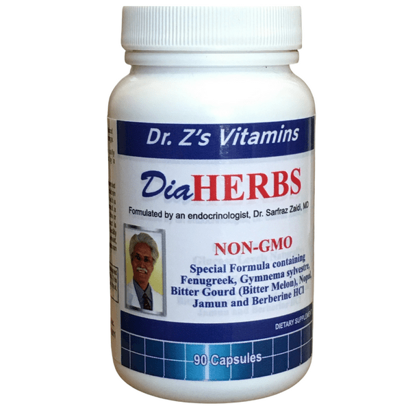 Dr. Z's Vitamins DiaHerbs Blood Sugar Support Supplement Berberine