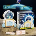 thumbnail image 3 of Money Saving Box Space Astronaut Bank For Kids Electronic Mini ATM Savings Machine With Personal Password & Fingerprint Unlocking Great Gifts For Kids Age 3 8 Years 10000 Savings Challenge Box, 3 of 9