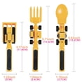 thumbnail image 2 of Toddler Utensils - Reusable Plastic Toddler Fork and Spoon and Storage Case - Suitable for Kids Utensils - Suitable, 2 of 2