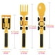 thumbnail image 2 of Kitchen Aid Utensilios para niños pequeños - Tenedor y cuchara de plástico reutilizables para niños pequeños y estuche de almacenamiento - Adecuado para utensilios para niños, 2 of 2
