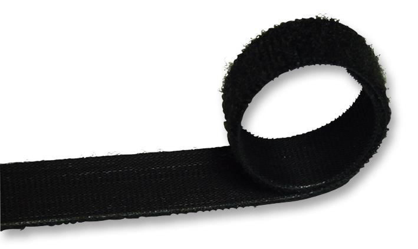 VELCRO - VELCRO® Brand Hook & Loop Fastener - Black 15mm x 25m Reel 