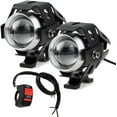 thumbnail image 1 of 2PCS U5 Motorcycle Headlights - 15W 3000LM Motorcycle Headlight with 3 Mode IP65 Waterproof Motorcycle Range 200m, 1 of 5
