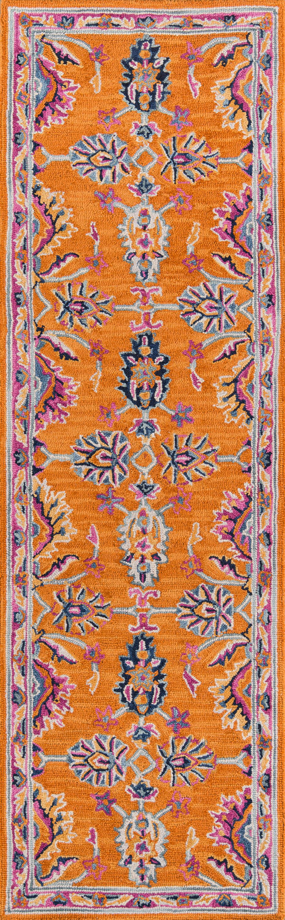 Details about   Contemporary Floral Modern Oriental Runner Rug Wool Hand-Tufted 2' 7" x 9' 10" 