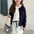 thumbnail image 6 of WOYY Little Girls Casual Cardigan Sweater Casual Knit Long Sleeve Coat, Sizes 2-14, 6 of 8