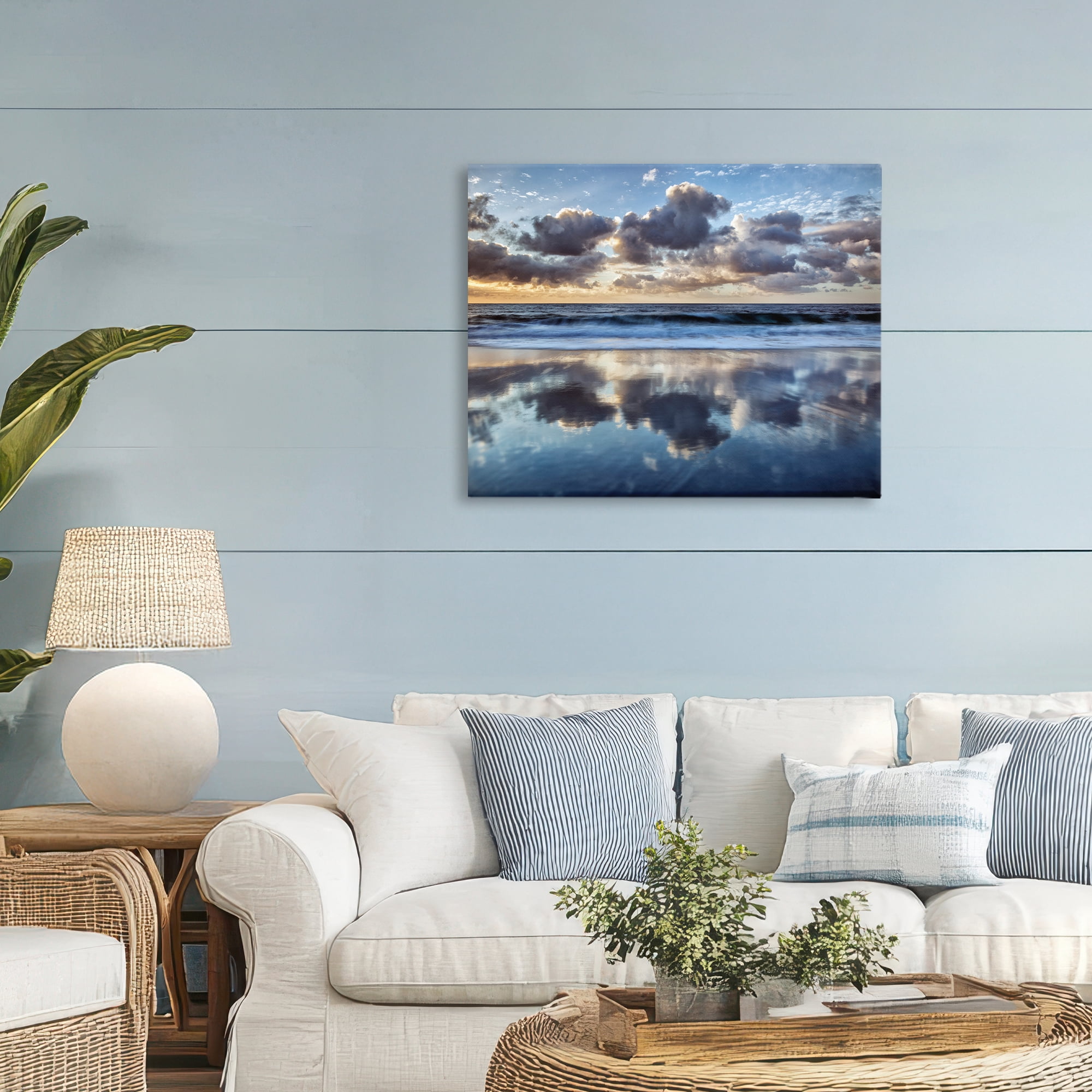 Stupell Industries Reflective Clouds Seascape Canvas Wall Art, design by Superstock Partners LLC